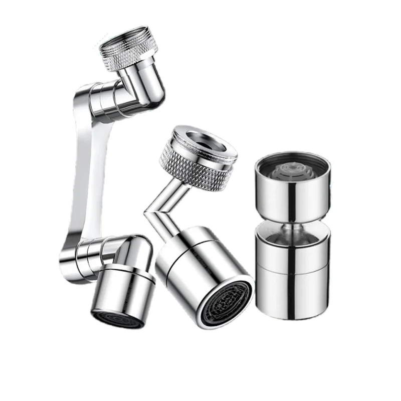 All Metal 1080° Universal Swivel Faucet Sprayer Head for Faucet Extender Aerator Bubbler Nozzle Kitchen Tap Washbasin Robot Arm 4