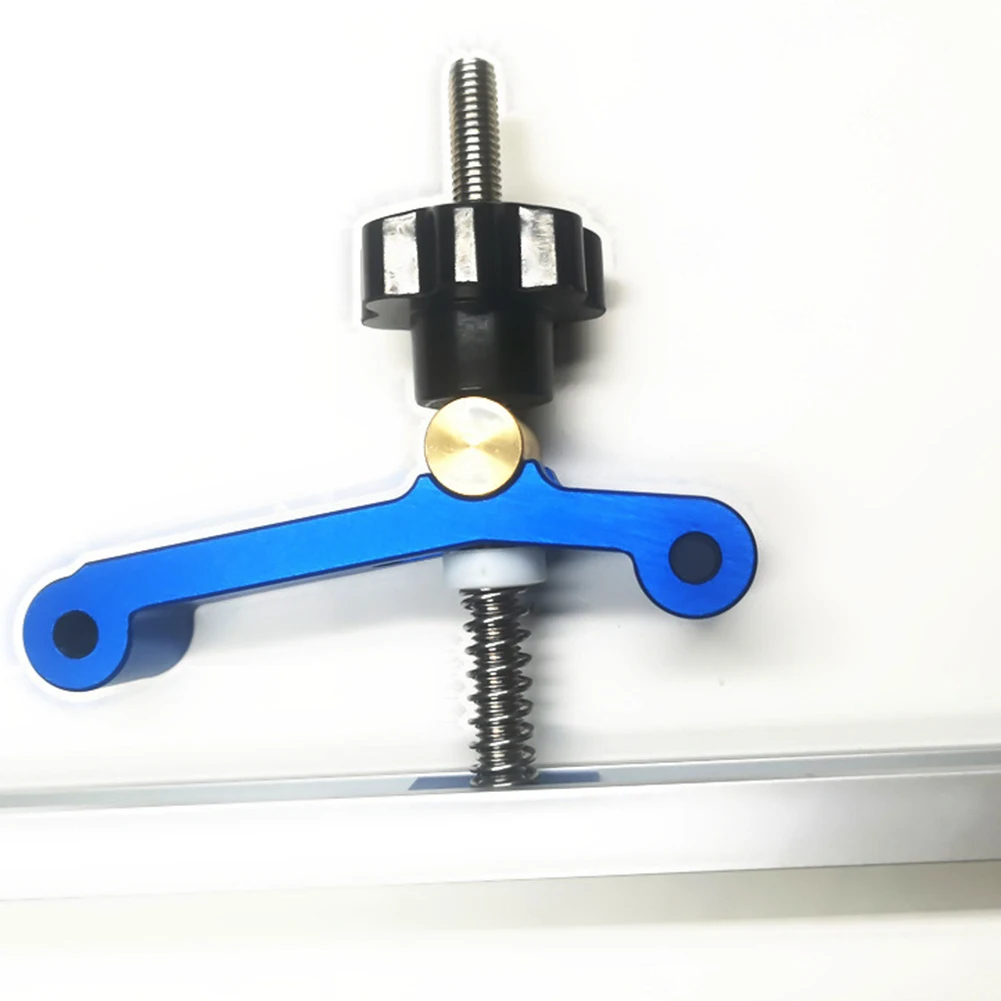 T-Track Hold Down Clamp T Track Clamps Aluminum Alloy Quick Acting Hold Down Clamp Metal Fixed Clamp for Woodworking