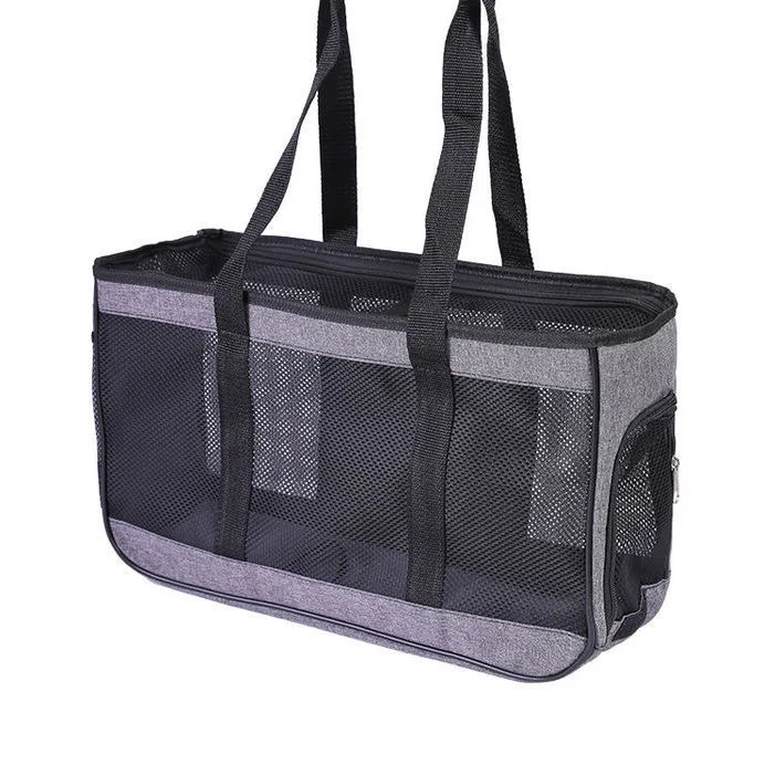 Large Capacity Outdoor Travel Portable Foldable PVC Cat Carriers Soft Breathable Transparent Carrying Bags Pet Accessories