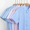 Men's Bamboo Fiber Shirt Short Sleeve New Arrival Summer with Pocket Check Pattern Business Casual Office Wear Plus Size 7XL 6XL 4