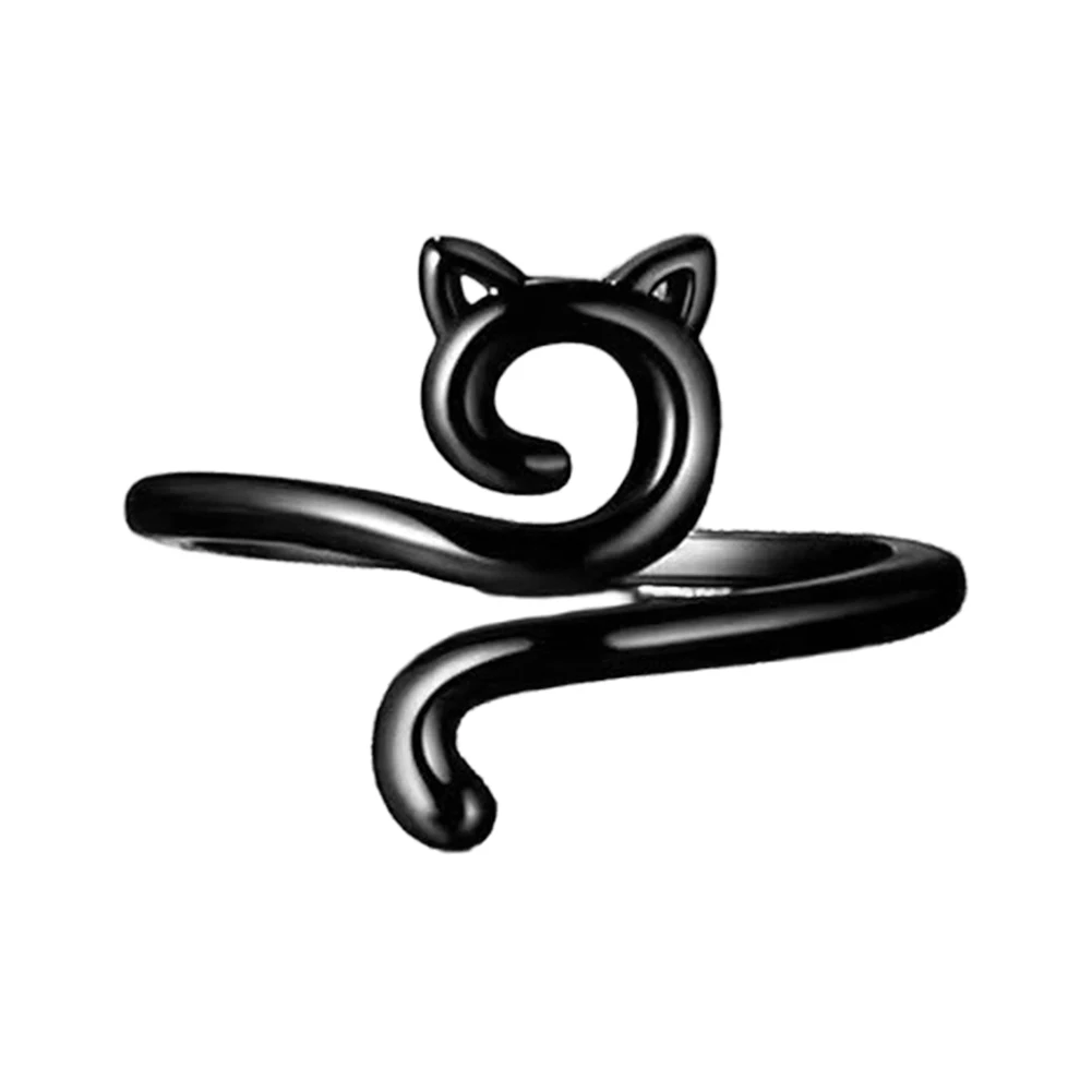 Adjustable Crochet Hook Tension 2pcs Cute Cat Loop Beginner Knitting Hook Loop Weaver Thread Loop Sewing Tool