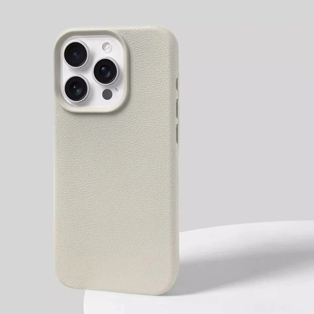 thumbnail image 1 of Luxury Soft Matte Silicone Litchi Grain Phone Case For iPhone 16 15 14 13 12 11 Pro Max Plus X XS XR Shockproof Bumper Cover, 1 of 4
