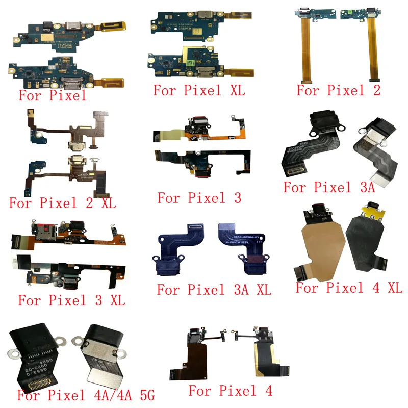 

1Pcs Original USB Charging Charger Dock Port Jack Connector Plug Board Flex Cable For Google Pixel 4 3 4A 5G 2 XL 2XL 4XL 3A 3XL