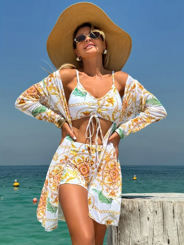 3/2 Pcs/Set Bikini Set Sexy Bikinis Bathing Suit Solid