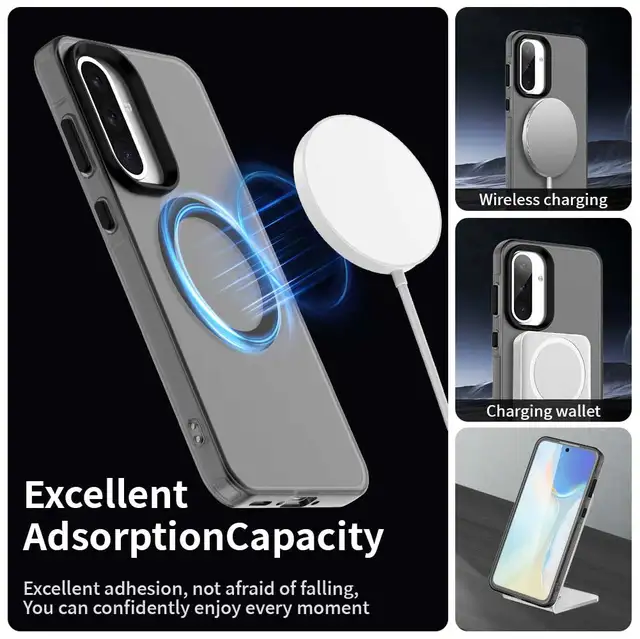 Samsung Galaxy Clear Magnetic Charging Case 4
