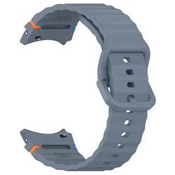 Enhanced Silicone Sport Band for Galaxy Watch - Durable, Comfortable, and Stylish Bracelet Strap (Official blue)