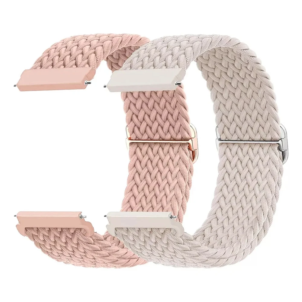 Braided Loop Sport Wristband Bracelet, 18mm/22mm, Universal Fit Strap