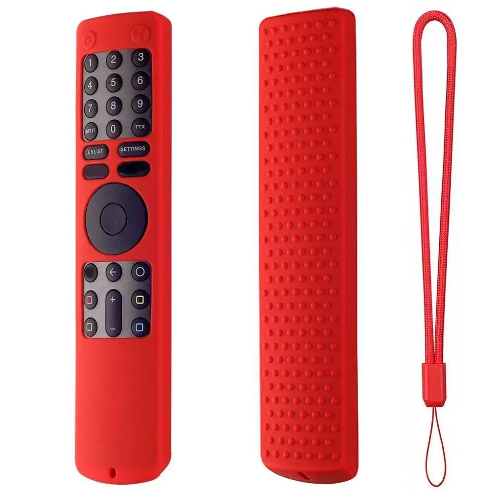 Remote Control Case Cover for Xiaomi Mi 4S TV Silicone Protective Shockproof Protector With Lanyard Control Holder silicone remote case,silicone remote cover,silicone remote sleeve,remote controller cover,silicone case protector