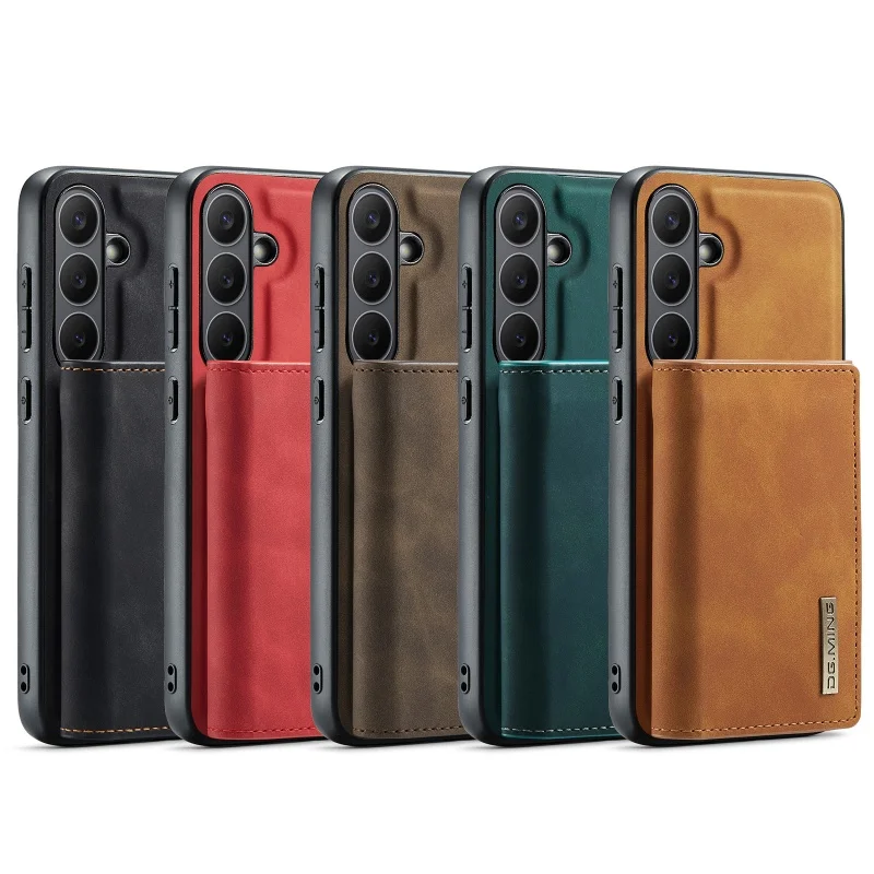 Versatile Leather Wallet Phone Case with Magnetic Closure