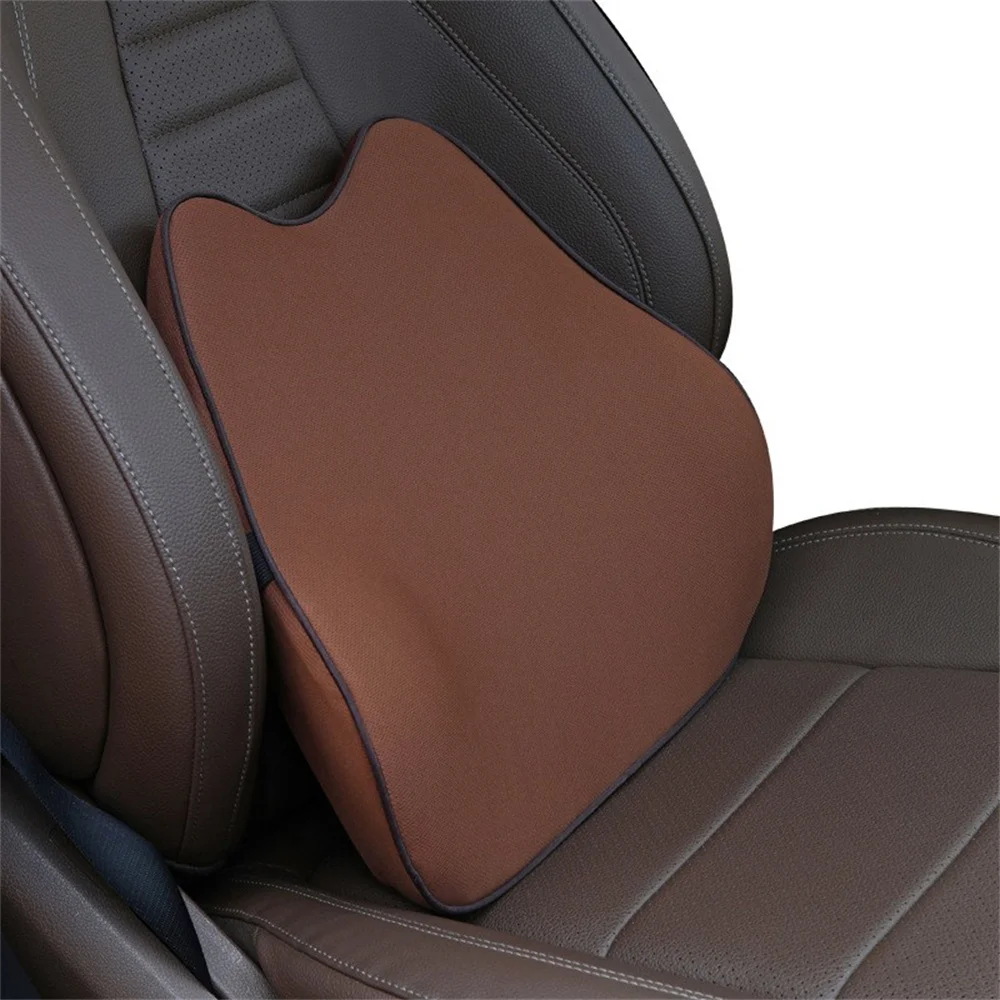 Memory Cotton Waist Cushion Car Backrest Driver's Seat Lumbar Support Car  Waist Cushion Lumbar Support Car Lumbar Support - AliExpress