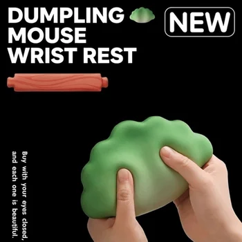 Dumpling Mouse Wrist Rest Memory Foam Comfort Keyboard Hand Rest Ergonomic Relieve Fatigue Mouse Pad Wrist Rest For Office Games 1