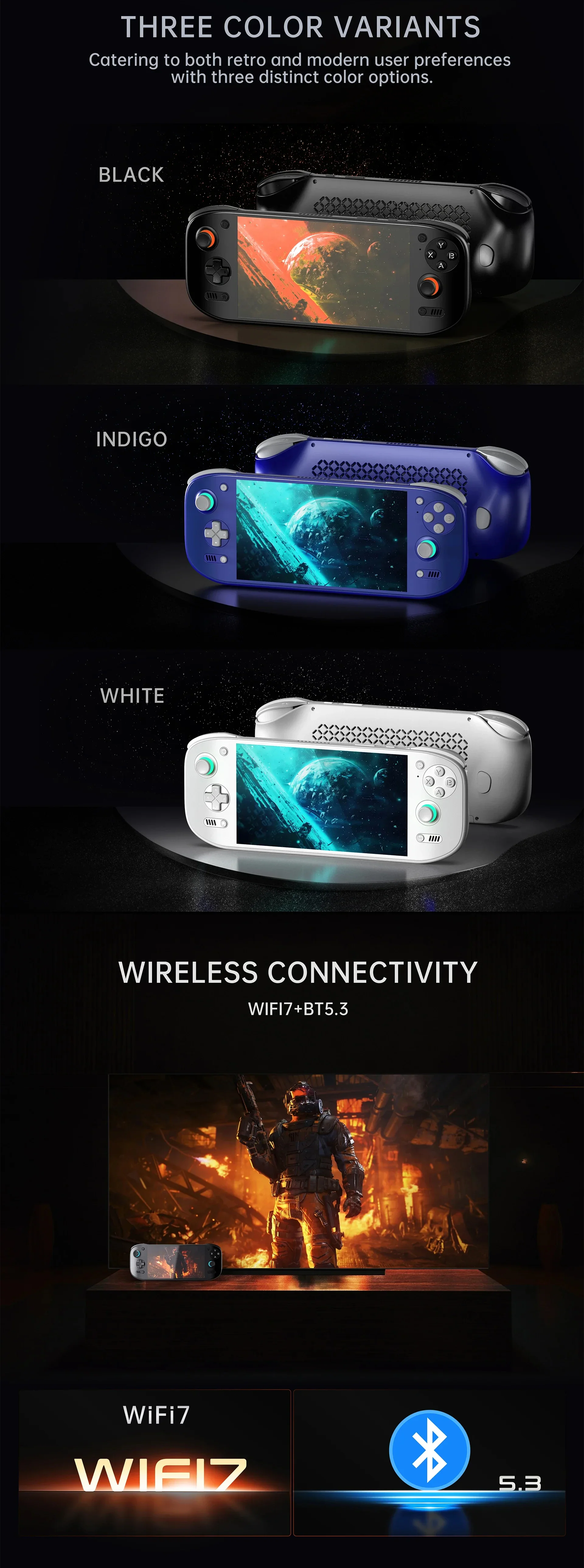 Console Ayn Odin 2 Portal 120Hz 16GO RAM 1 TO Blanc