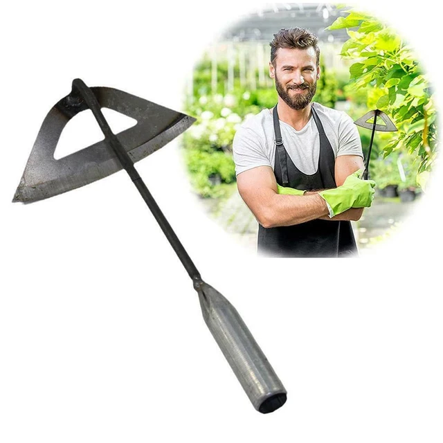 Kertészeti Kapa Vas Edzett Üreges Kézi Gyomnövény Gereblye Ültetés Zöldségfarm Mezőgazdasági Kerti Szerszám Kiegészítők - Image 2