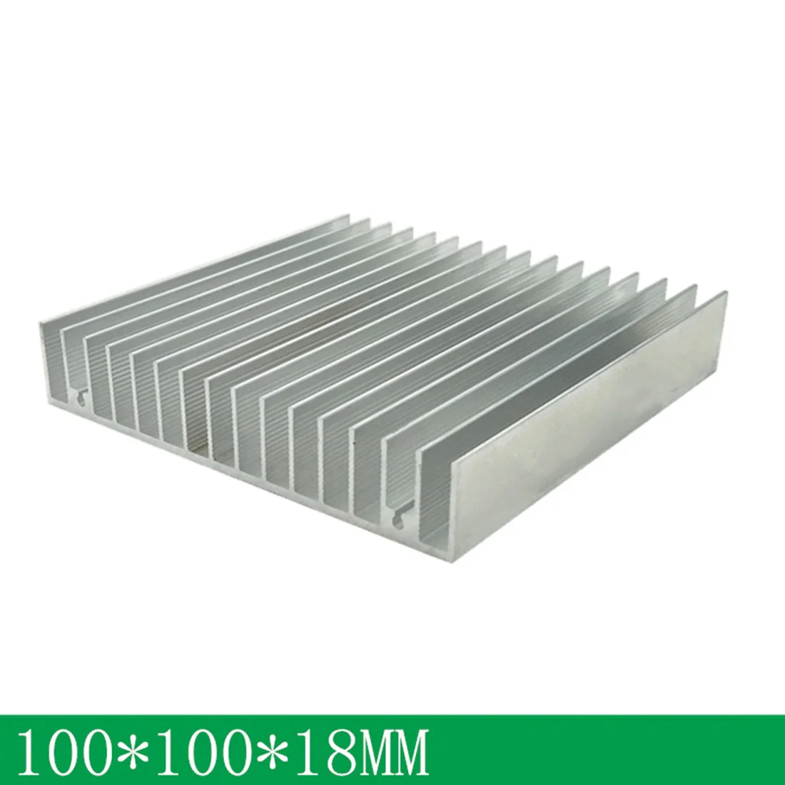 Electronic Radiator Cooler Fin Aluminum Heatsink 1x Computer Water Cooling System CPU Chip LED 100*100*18mm 80*80*27mm Heat Sink