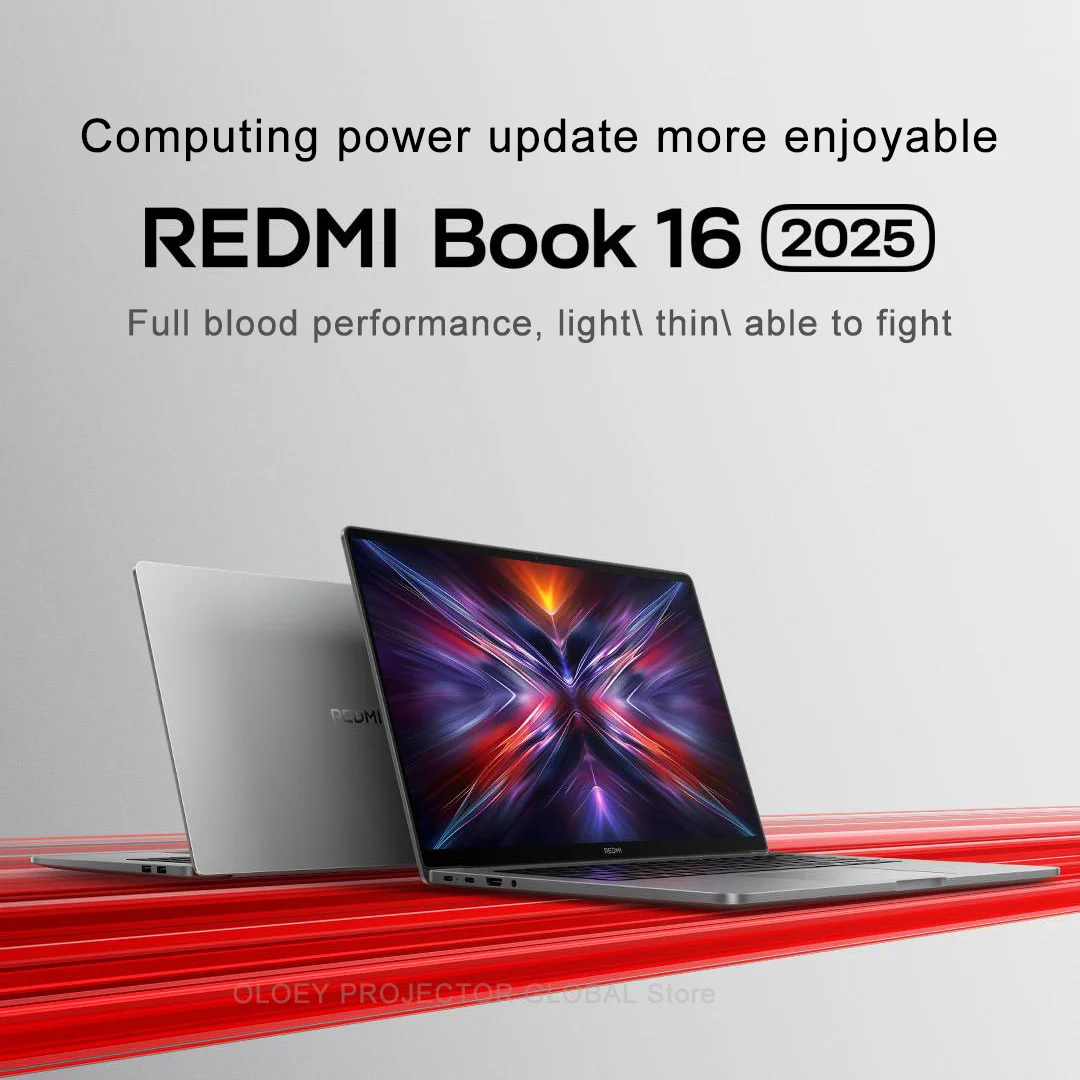 REDMI BOOK 16 2025 intel Core 5 210H 16GB RAM LPDDR5X 5200MT/s 512G/1TB SSD 16inch FHD 60Hz Screen