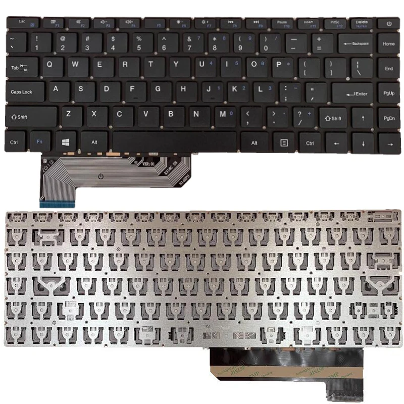 Teclado de Laptop Nos para Gateway para Gateway Modelo Gwtn141 Gwtn1412 2gr 2bk 2bl 2pr Gwtn1413 3bk 3bl 3gr 3pr Gwtn1414 4bl 4gr 4bk Novo