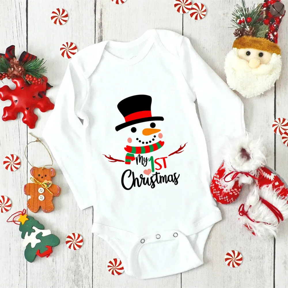 Pagliaccetto Neonato Natale - Costume Babbo Natale, My First Christmas, 0-18 Mesi - Foto 12