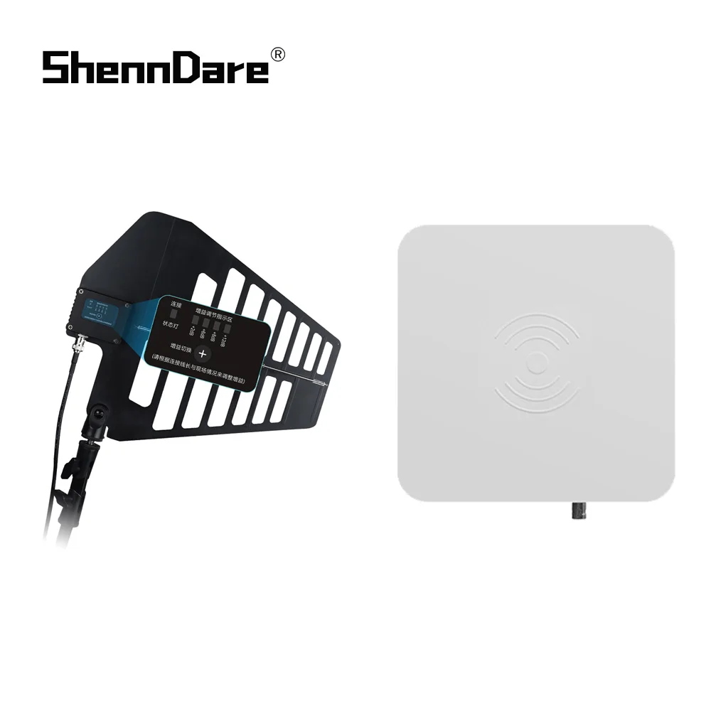 ShennDare HT-FD10 10 채널 안테나 디스트리뷰터 시스템, UHF 안테나 스플리터, RF 신호 부스터, 마이크용 디스트리뷰터 증폭기