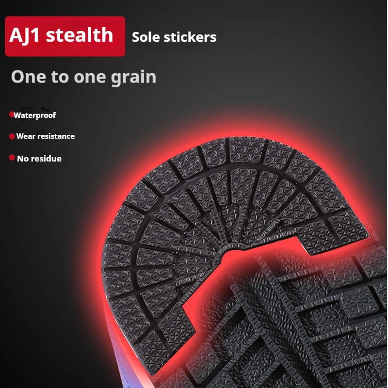 Shoe Stickers AJ1 Shoe Sole Repair Subsidy Anti-skid Wear-resistant Self-adhesive Thick Athletic Shoes Heel Stickers 2pcs/4pcs