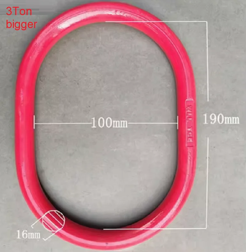 2-4.7Ton G80 master link industrial grade lifting rigging hardware forged alloy steel chain link connector hoist crane winch