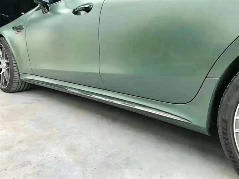 Premium Upgrade Kit for Mercedes-Benz AMG GT50 and GT53 (2019-2023): REAL Carbon Fiber Front Lip, Splitters, Rear Diffuser, Bumper, Body Side Skirt Kit, and Spoiler. - - Racext 51