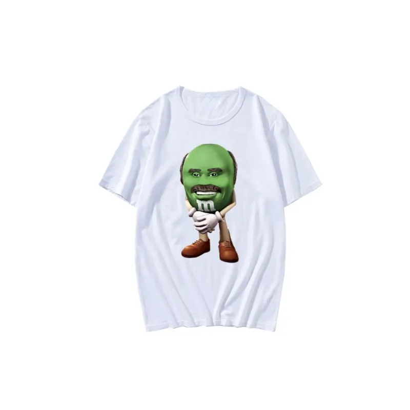 2024 New Hot Selling Fun Fashion T-shirt Retro Pattern T-shirt Women's Shirt Novel Funn Pattern T-shirt Couple Street Camo