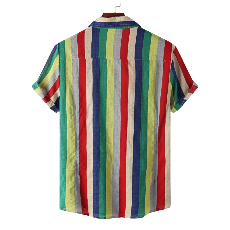 Luxury Men's T-shirt Man Shirts High Quality Fashion Tiki Clothing Blouses Social T-shirts Free Shipping Hawaiian Cotton Polo