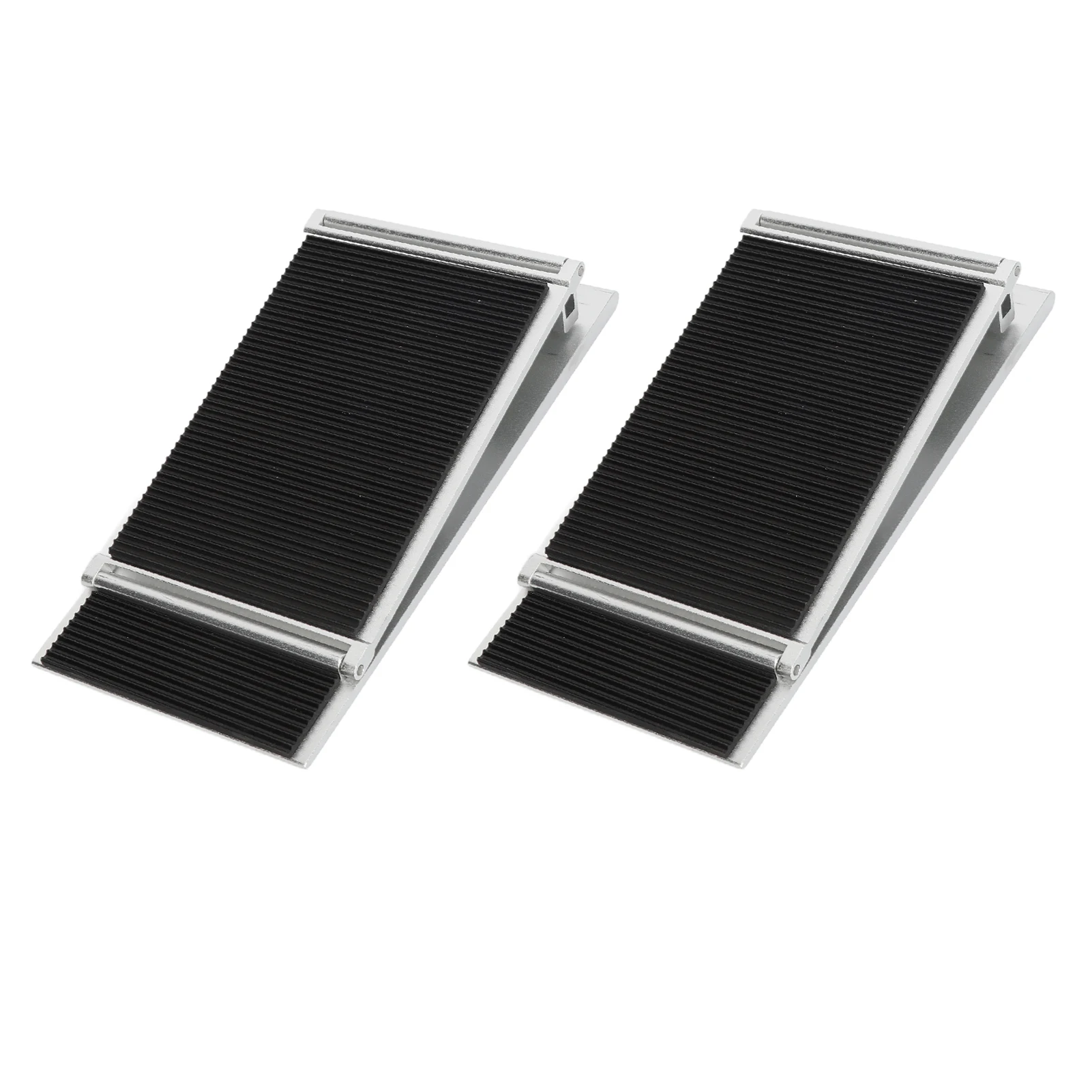 Threshold Ramp 1 Pair Threshold Ramp Wheelchair Entry Aluminum Alloy Adjustable Mobility Access Threshold Ramp for Home Bathroom 2
