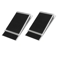 Threshold Ramp 1 Pair Threshold Ramp Wheelchair Entry Aluminum Alloy Adjustable Mobility Access Threshold Ramp for Home Bathroom 2