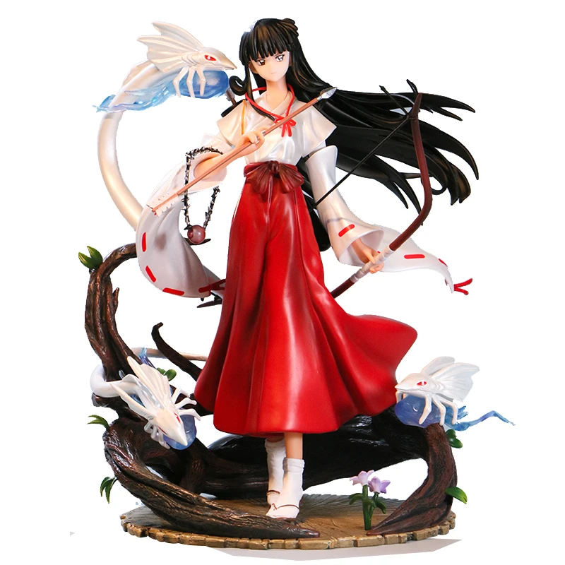 Inuyasha Anime Kikyou Figure Kikyō Collection Girl Action Figurine PVC