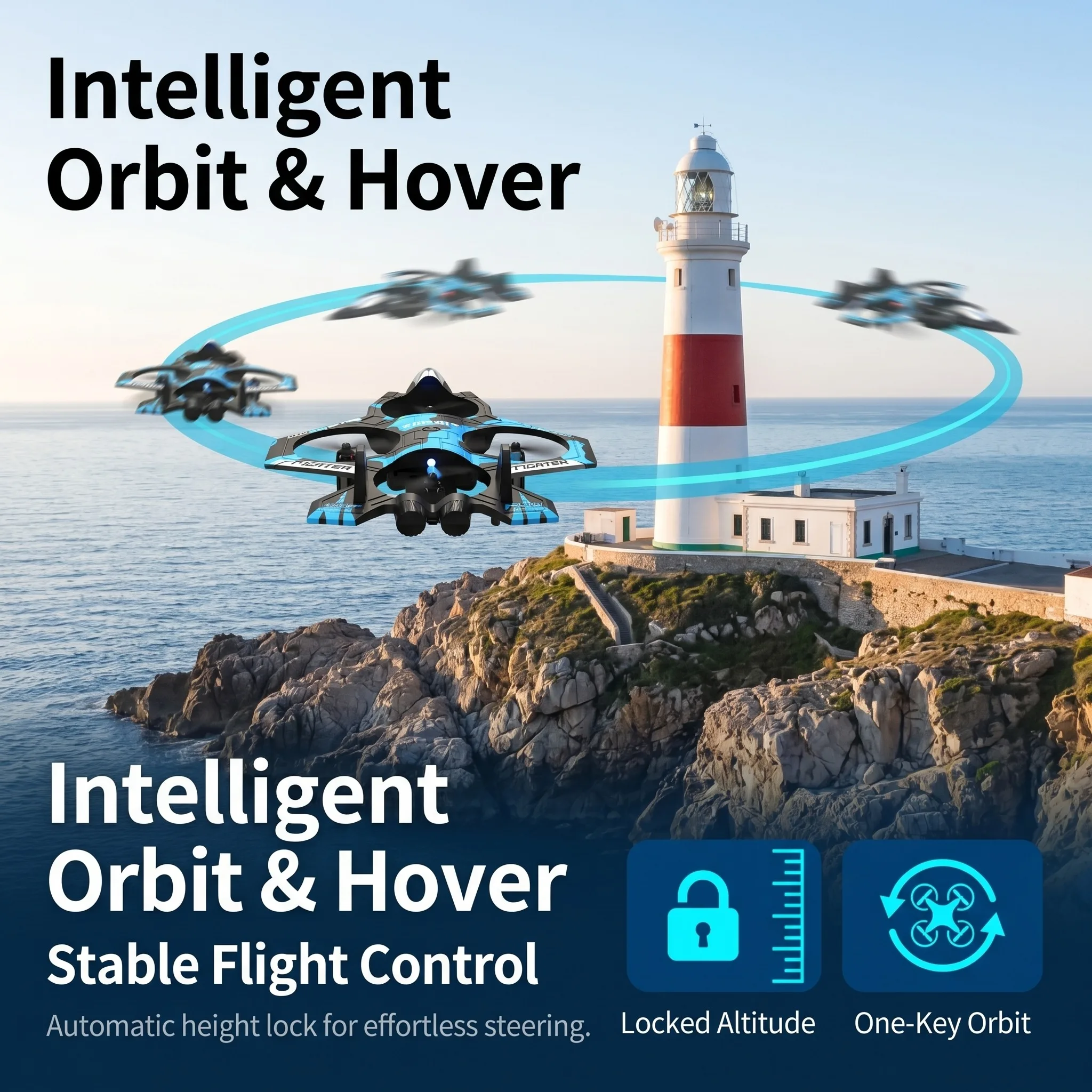 K500 MAX Avion RC 2.4G Planeur Acrobatique 360° LED EPP