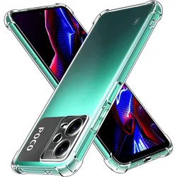 Shockproof Soft Phone Back Cover - SJcase (Poco F5)