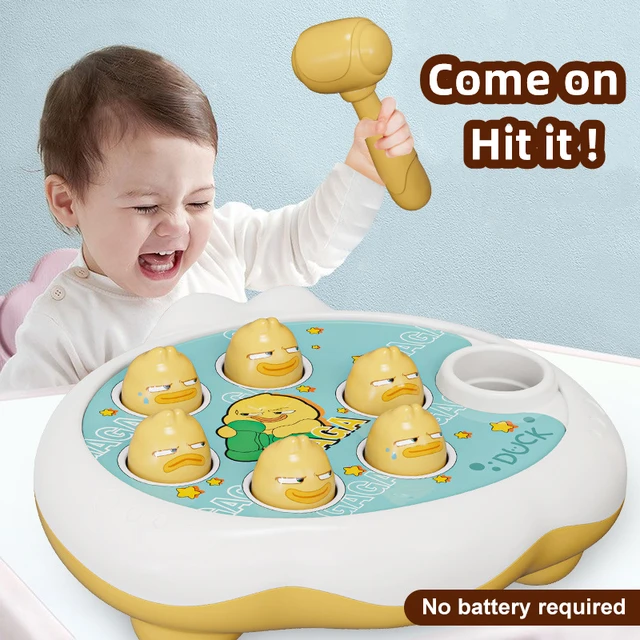 Baby Whack-a-mole Toys Montessori Kids Early Educational Puzzle Toy for Toddler Boy Girl Interactive Hamster Pounding Game Gift 1