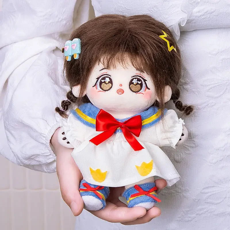 20cm cotton doll clothes, baby clothes, cute yellow duck set, doll clothes, attribute free replacement, in stock 2