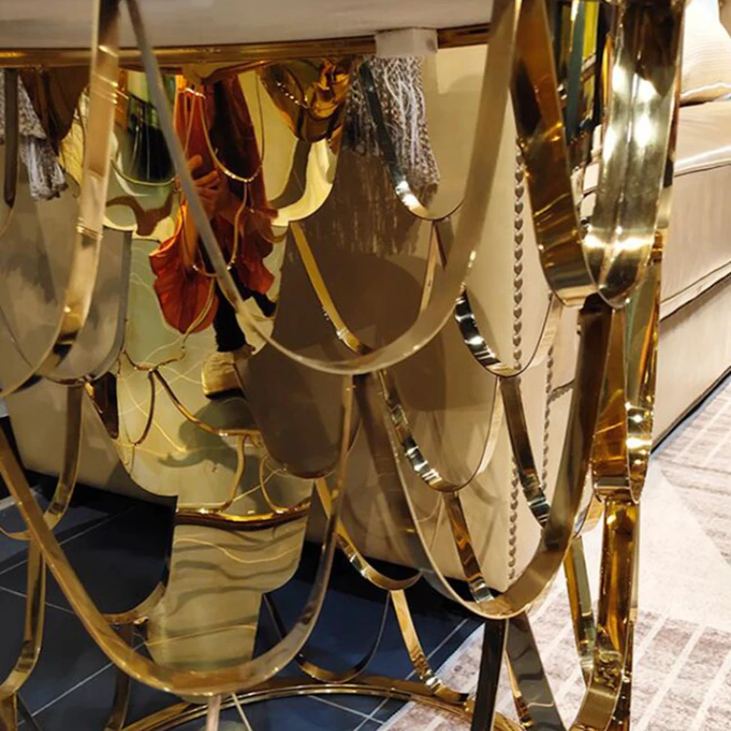 Рисунок 4 - Новейший Мраморный Круглый стол из нержавеющей стали