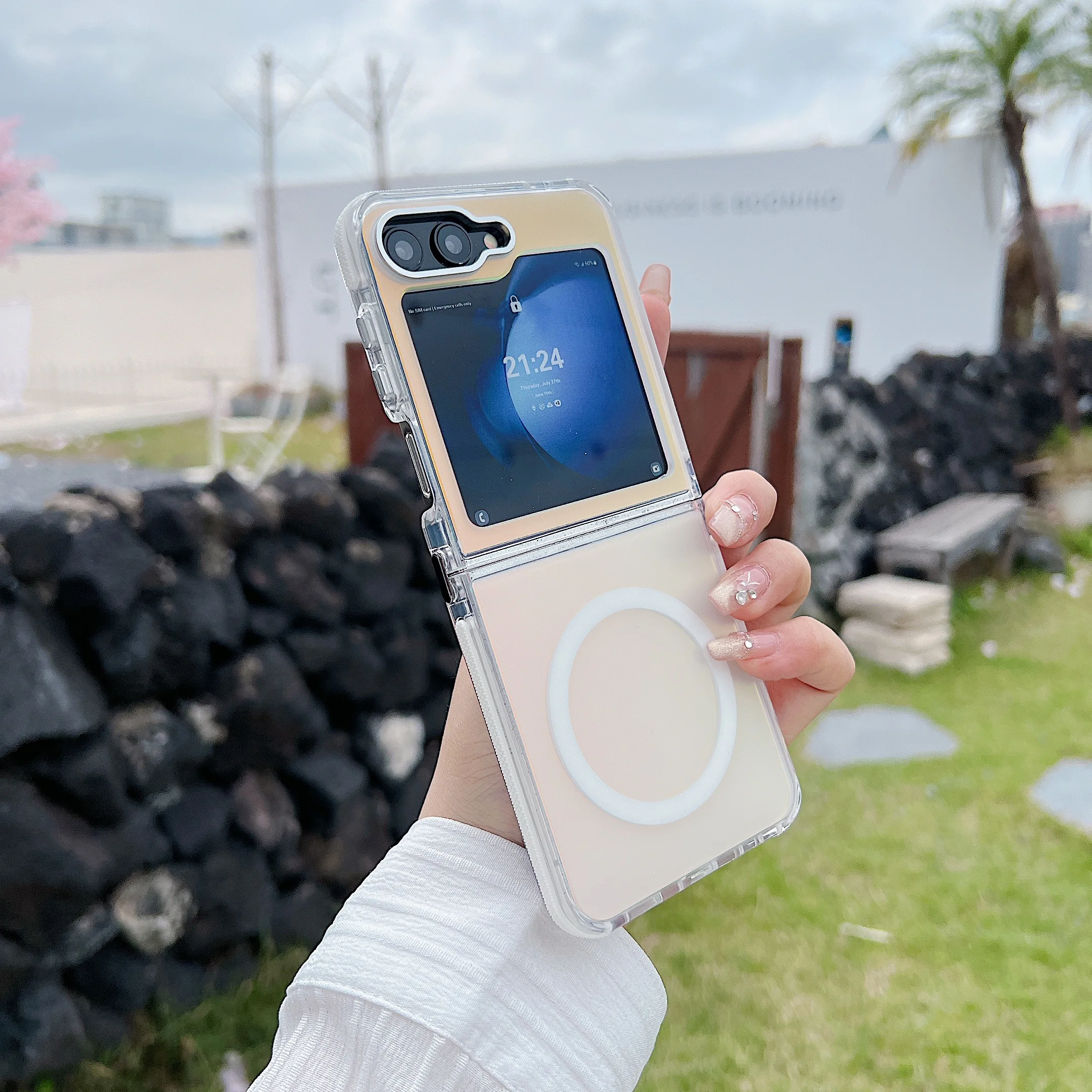 Aurora Gradient Magnetic Matte Shockproof Case Set