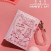 2025 New Women Wallets Female Leather Purses Card Holders Graffiti Cat Portable Coin Purse Large Capacity Money Bag Cute Wallet 1