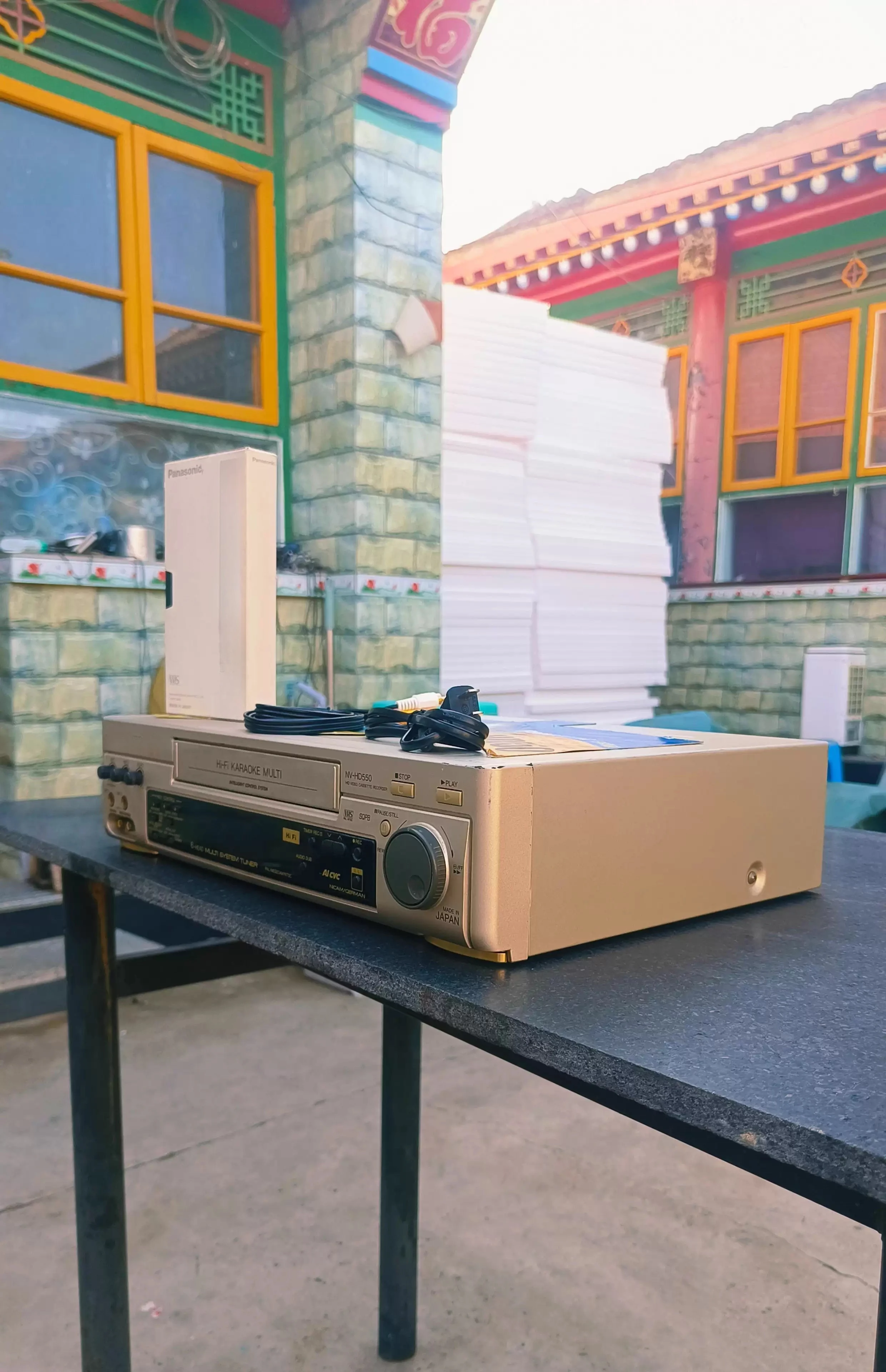 HD550 고화질 플레이어 SVHS 레코더 6헤드 고음질 스테레오 테이프 플레이어 대형 1/2