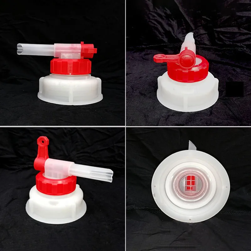 Spout Tap for Canister with DIN 51 Thread Tank Tap Ton Bucket Valve Adapter Threaded Connector Irrigation Switch