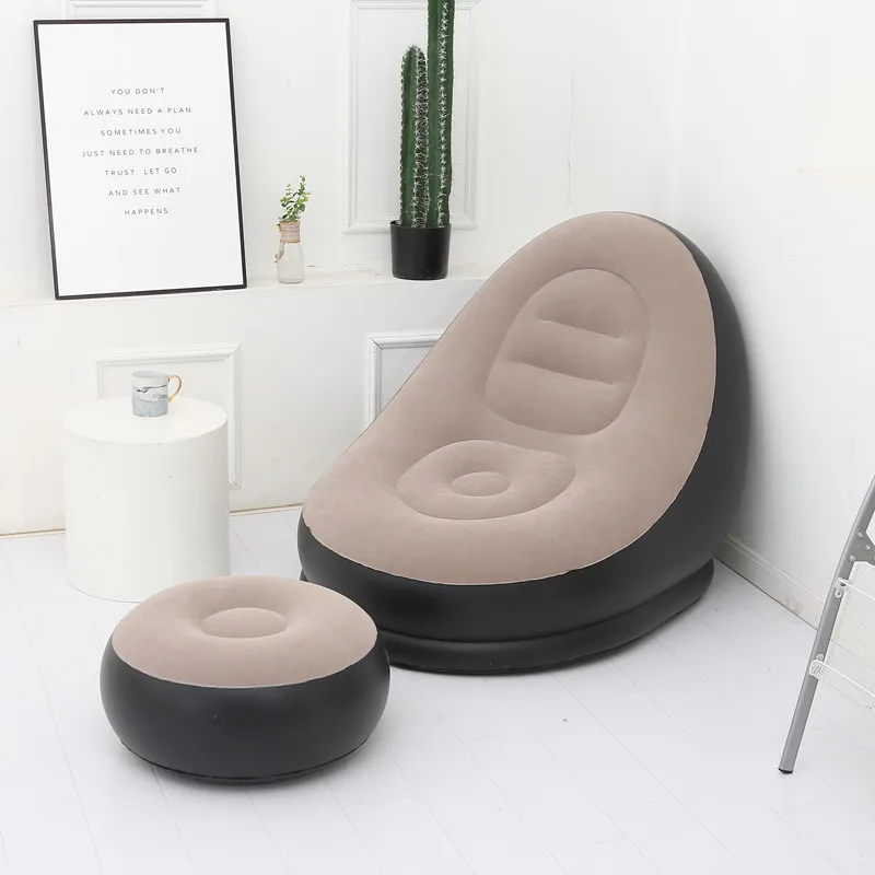 Lazy BeanBag Sofas Cover Chair No Filler Lounger Seat Bean Bag Pouf Puff Couch Tatami Living Room Outdoor Foldable Portable Bed