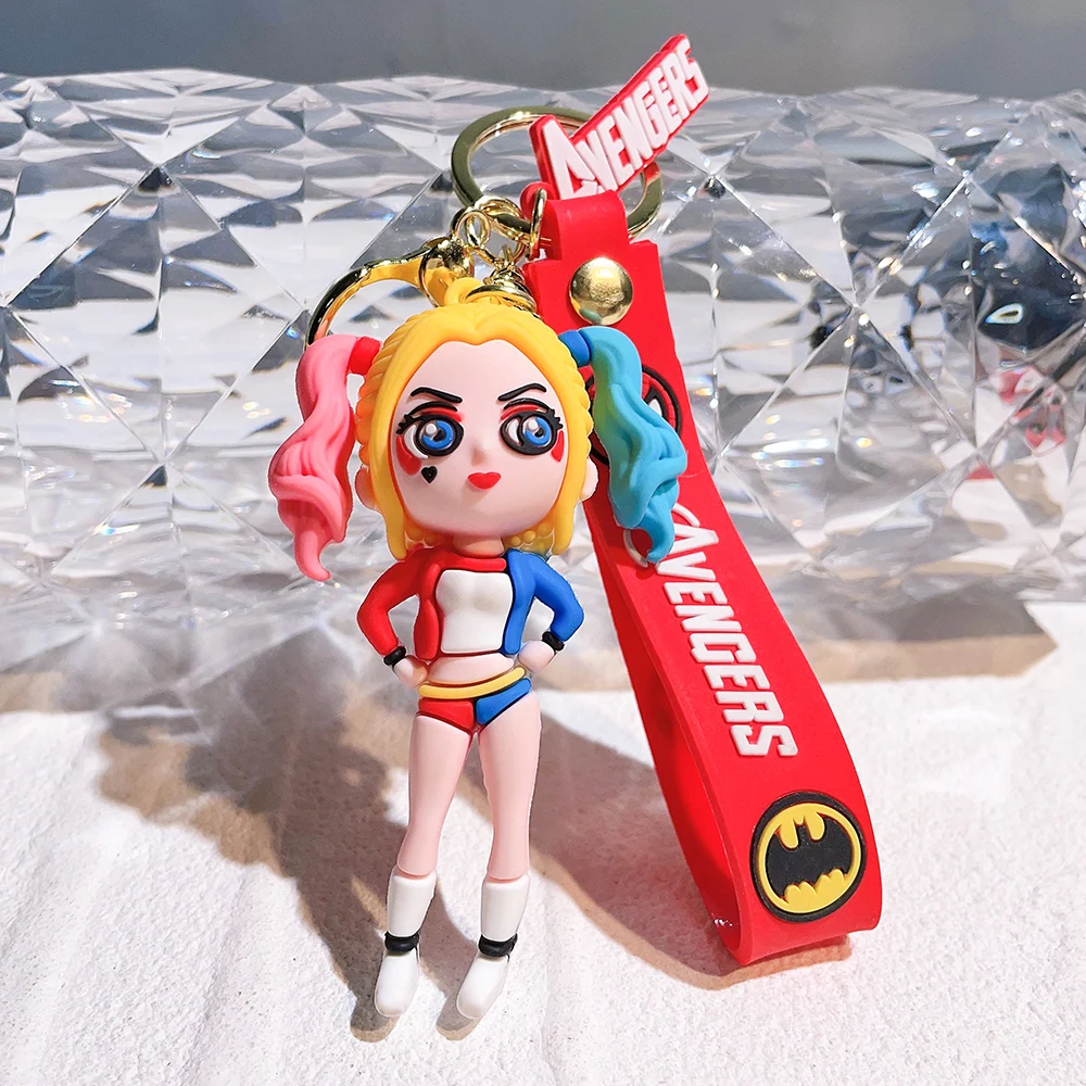Fashion Cartoon Keychain Cute Gilr Fantasy Key Chain Women Bag Pendant Ornaments Girlfriends Car Keyring Gifts Accessories