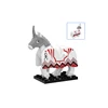 Military Medieval Building Blocks Solider Figures Knights Equipment Animal Accessories Mount Armor War Horse Mini Bricks MOC 6