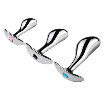 Stainless Steel Prostate Massage Butt Plug Anus Stimulator Sex Toys For Men Women Gay Metal Anal Plugs Erotic Adult Products 4