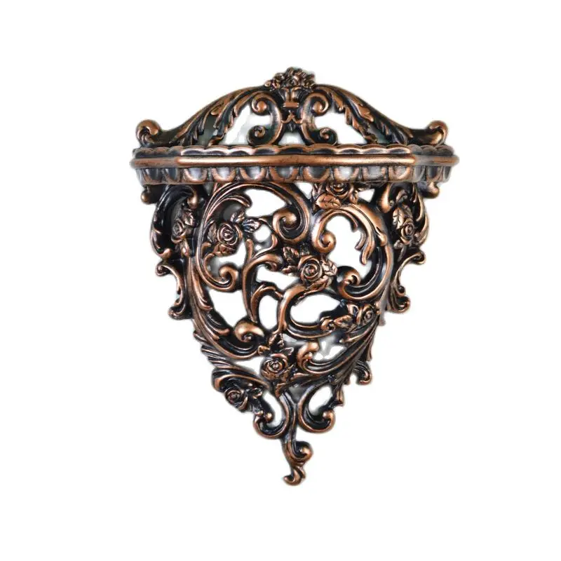 Resin White Gold Wall Decoration Hanging Rack