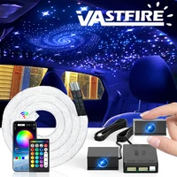 New RGBW 1/2/4 split machine Car Roof Star Light Starry Sky Atmosphere Optic star ceiling Light APP Control kits for Car Home