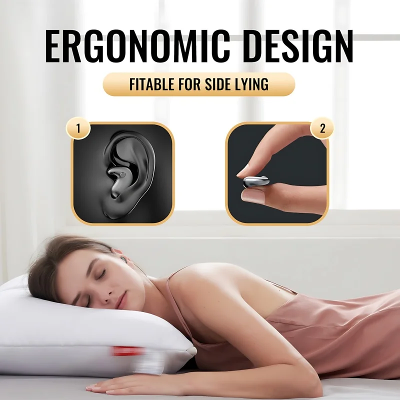 B13 Bluetooth Sleep Earphones Wireless Headset 5.3 With Comfortable Wearing Touch Control Headphone For All Mobile Phone_voghion.com