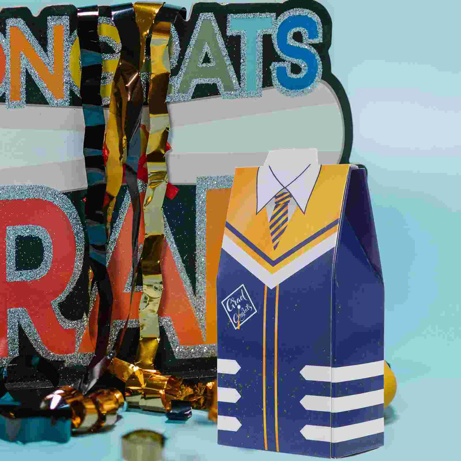 

30 Pcs Graduation Candy Box Holder Multi-function Container Gift Boxes Multifunction Supply Paper