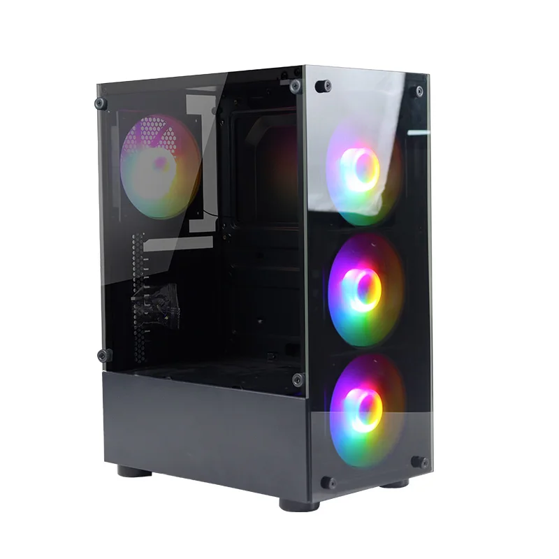 Desktop Computer Case Tower Gaming Pc Casing For Pc Micro Atx