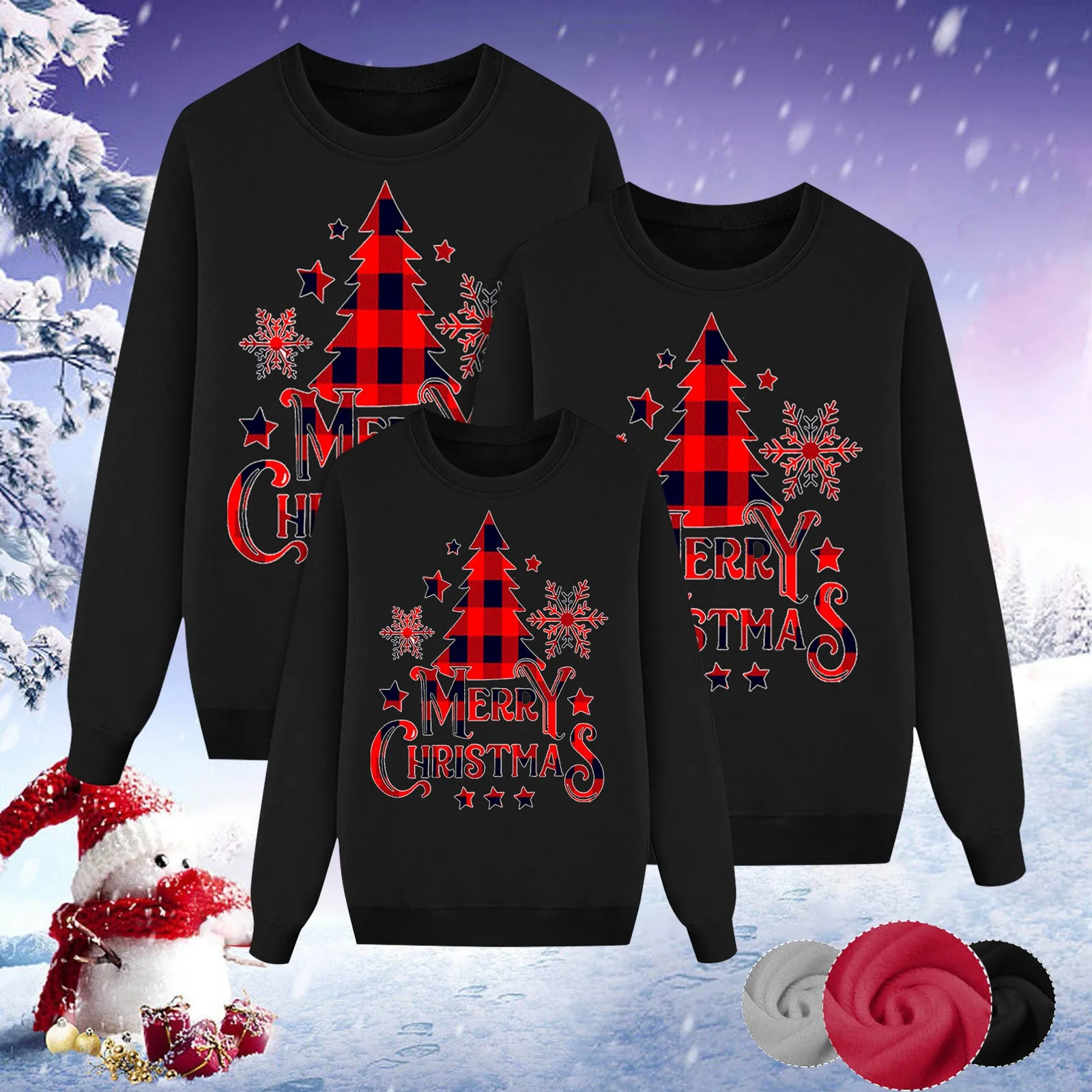 Nuevo pijama familiar navideño con estampado elegante de árbol de Navidad, cálido conjunto de pijama familiar de Navidad, mameluco para bebé, conjuntos familiares a juego