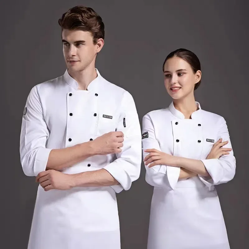 Chef Overalls Men and Women Short-sleeved Summer Hotel Restaurant Canteen Rear Kitchen Breathable Mesh